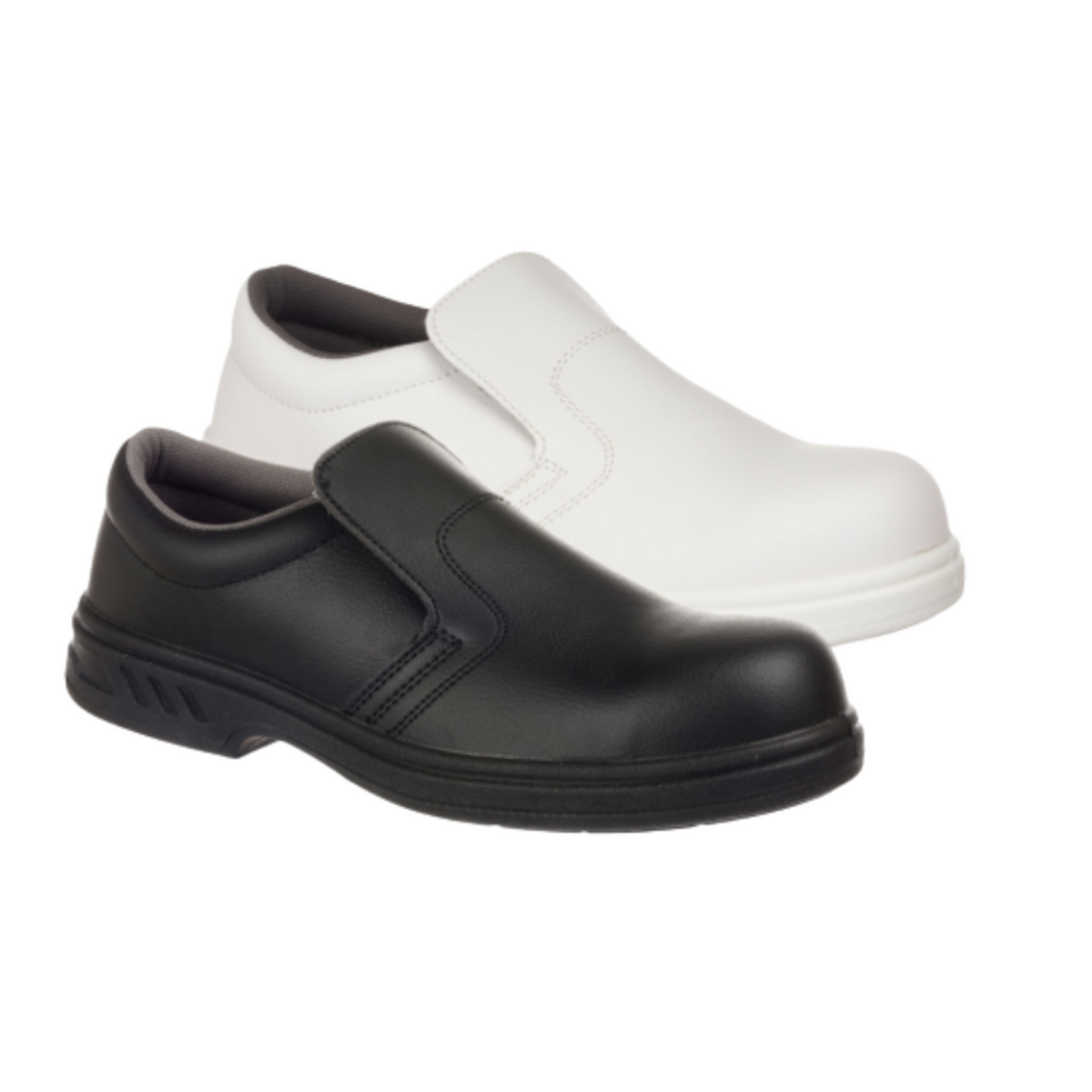 Portwest Mens Steelite Slip On Safety Shoe S2 Anti-Static Footwear Steel FW81-Collins Clothing Co