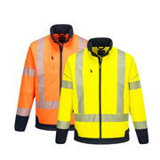 Portwest PW3 Hi-Vis Contrast Softshell (3L) 2 Tone Reflective Work Safety T404-Collins Clothing Co
