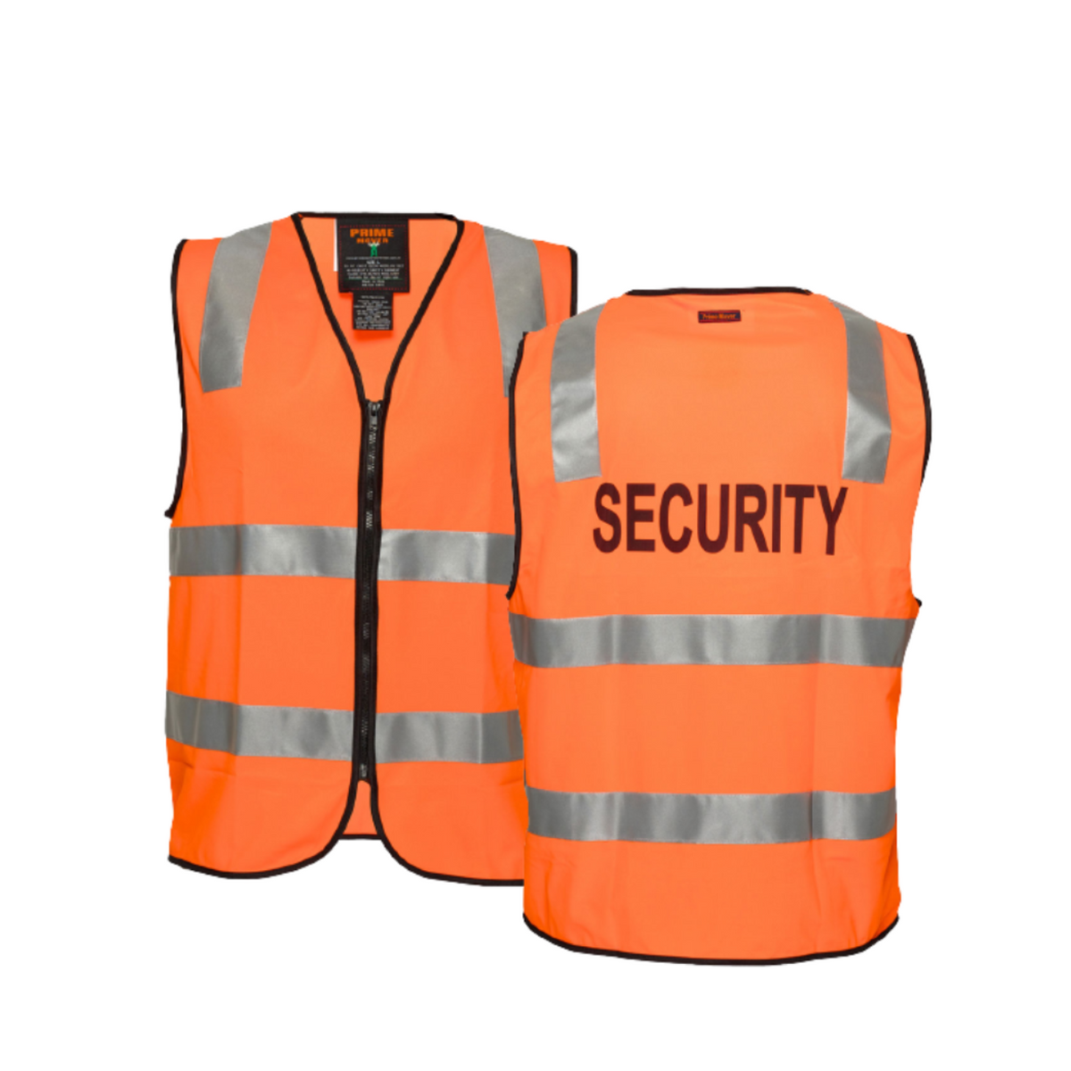 Portwest Security Zip Vest D/N 2 Tone Hi Vis Reflective Tape Work Safety MZ108-Collins Clothing Co