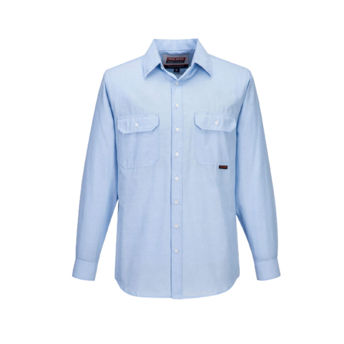 Portwest Sydney Shirt, Long Sleeve, Light Weight Poly Cotton Button Shirt MS868-Collins Clothing Co