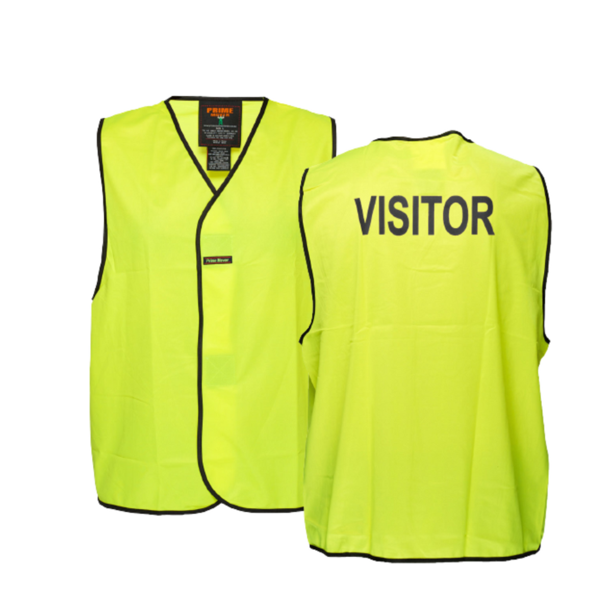 Portwest Visitor Hi-Vis Vest Class D Lightweight Touch Tape Work Safety MV120-Collins Clothing Co