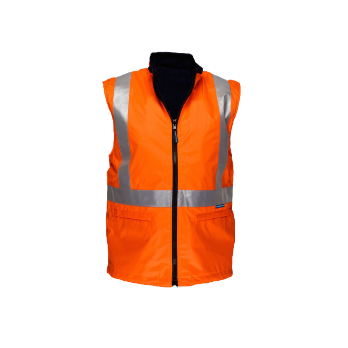 Portwest Cross Back Polar Fleece Reversible Vest Refective Safety MX214-Collins Clothing Co