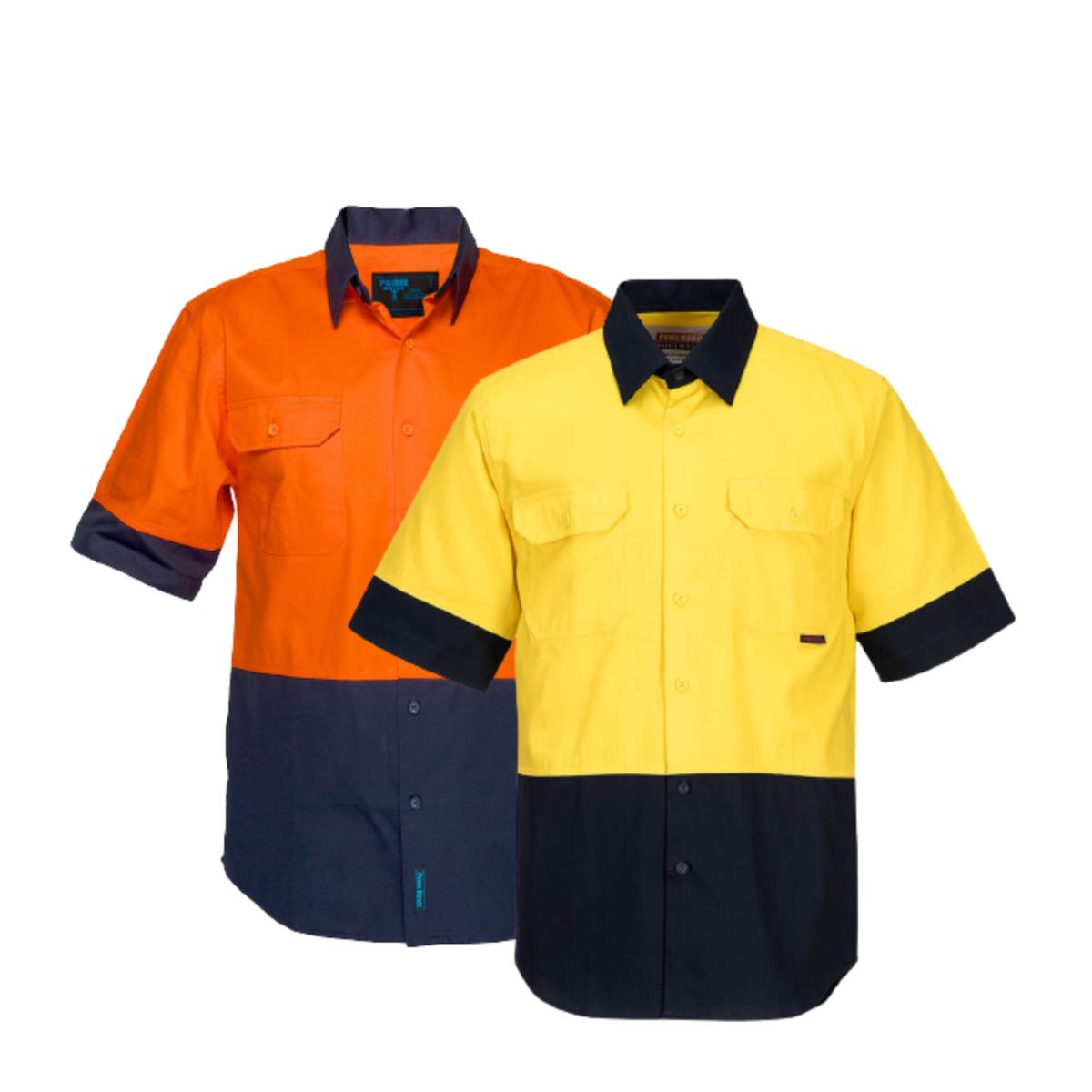 Portwest Hi-Vis Two Tone Regular Weight Short Sleeve Shirt Work Safety MS902-Collins Clothing Co