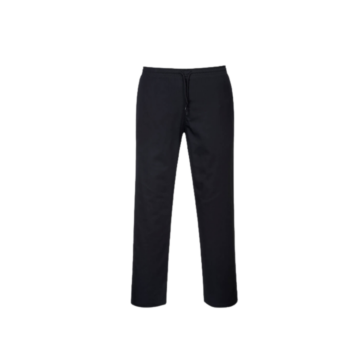 Portwest Drawstring Pants Lightweight Comfortable Black Chef Pant C070-Collins Clothing Co