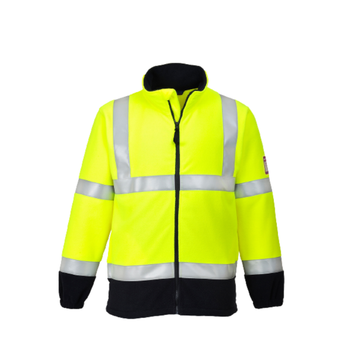 Portwest Flame Resistant Anti Static Hi-Vis Fleece Drawcord Full Zip Jacket FR31-Collins Clothing Co