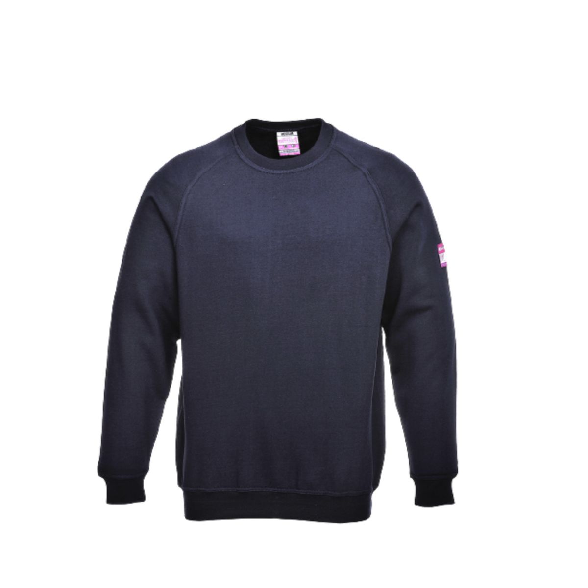 Portwest Flame Resistant Anti-Static Long Sleeve Brushed Fleece Crew Jumper FR12-Collins Clothing Co