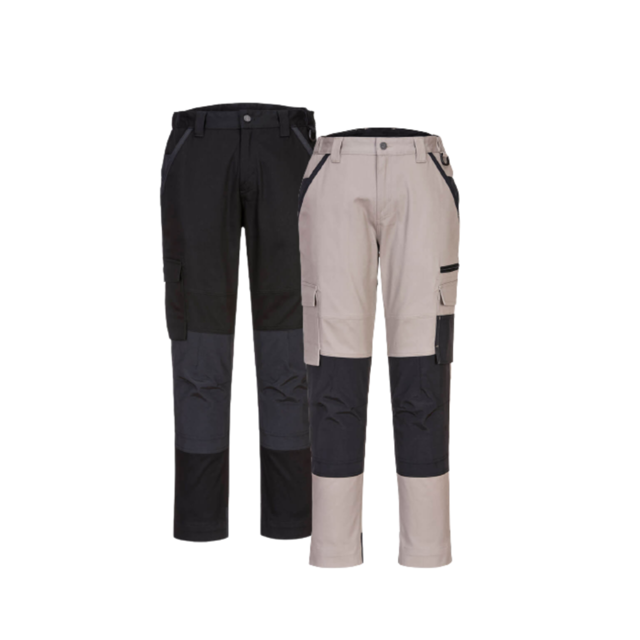 Portwest Ladies Stretch Slim Fit Trade Pants Cotton Cargo Pants Comfort LP402-Collins Clothing Co