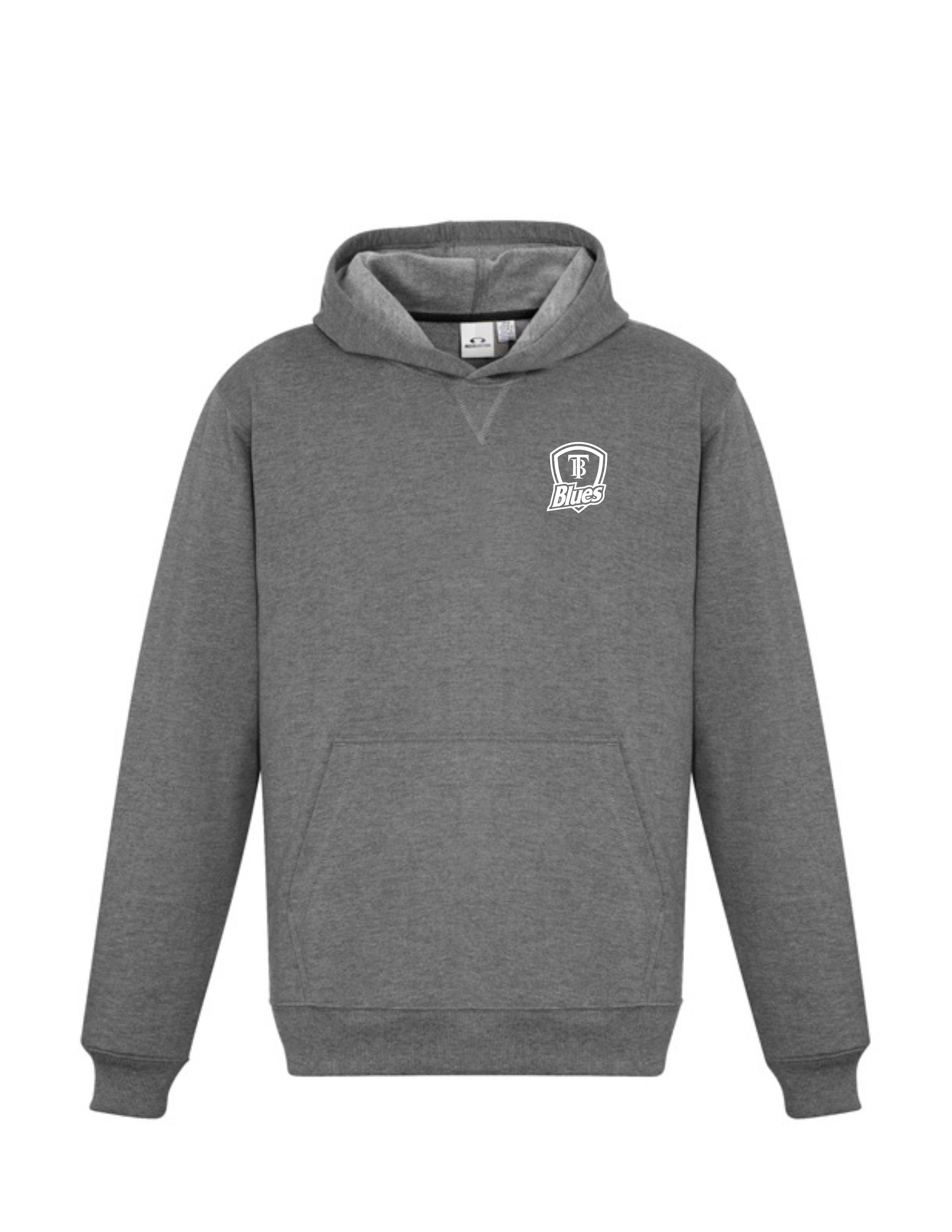 Tumby Bay Blues Kids Navy Grey Crew Hoodie Logo Embroidered SW760K