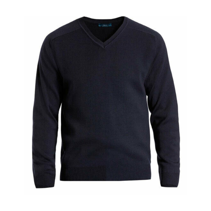 NNT Mens Rich Wool Knit Sweater V-Neck Winter Warm Comfort Long Sleeve CATE28-Collins Clothing Co