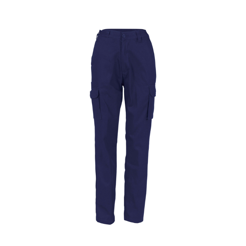DNC Workwear Ladies Cotton Drill Cargo Pants Pants Tough Work Casual 3322