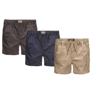 Elwood Mens Elastic Basic Short Summer Stretch Comfortable Workwear EWD204-Collins Clothing Co