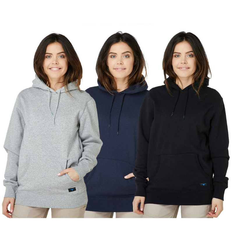 Womens Elwood Workwear Hoodie Pullover Winter Fleece 2019 Basic Work Warm EWD802-Collins Clothing Co