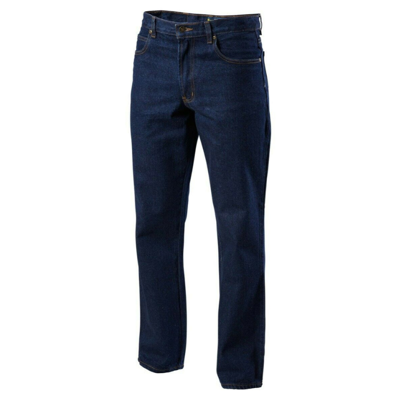 Hard Yakka Denim Jeans Work Pants Enzyme Wash Rigid Farm Heavy Duty Y03514-Collins Clothing Co