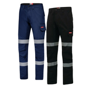 Hard Yakka Canvas Cargo Pant Tough Double Layer Knees Reflective Stretch Y02855-Collins Clothing Co