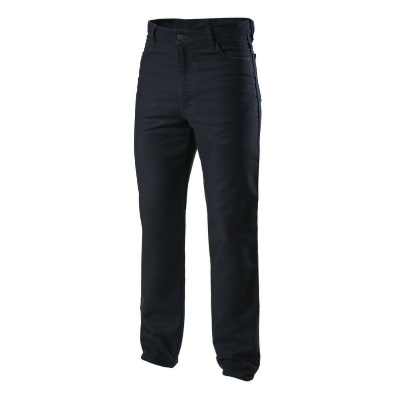 Mens Hard Yakka Jeans Moleskin Denim Cotton Work Heavy Duty Plain Front Y03876-Collins Clothing Co
