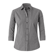 NNT Mens Mini Check 3/4 Sleeve Tuck Business Collared Classic Shirt CAT4LB-Collins Clothing Co