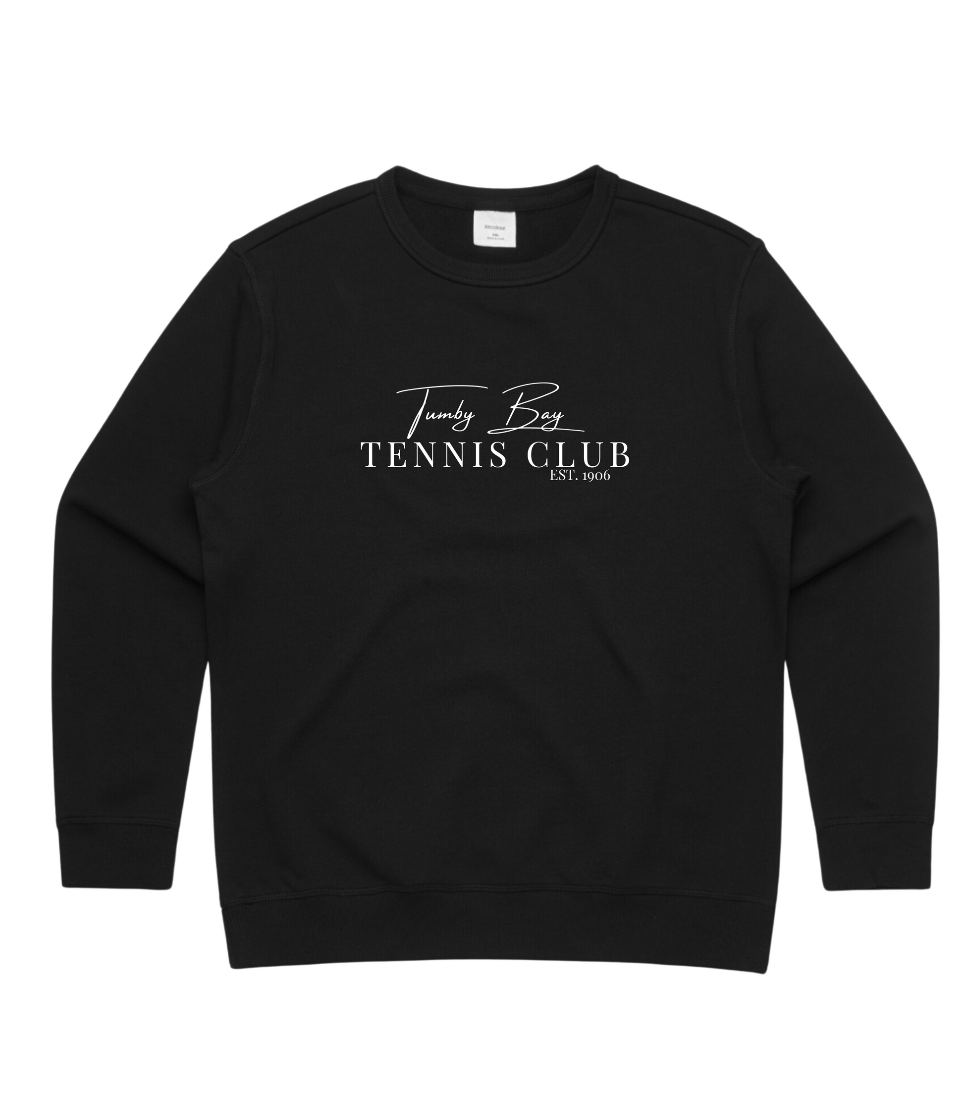 Tumby Bay Tennis Club Womens Premium Crew Embroidered Logo 4121-Collins Clothing Co
