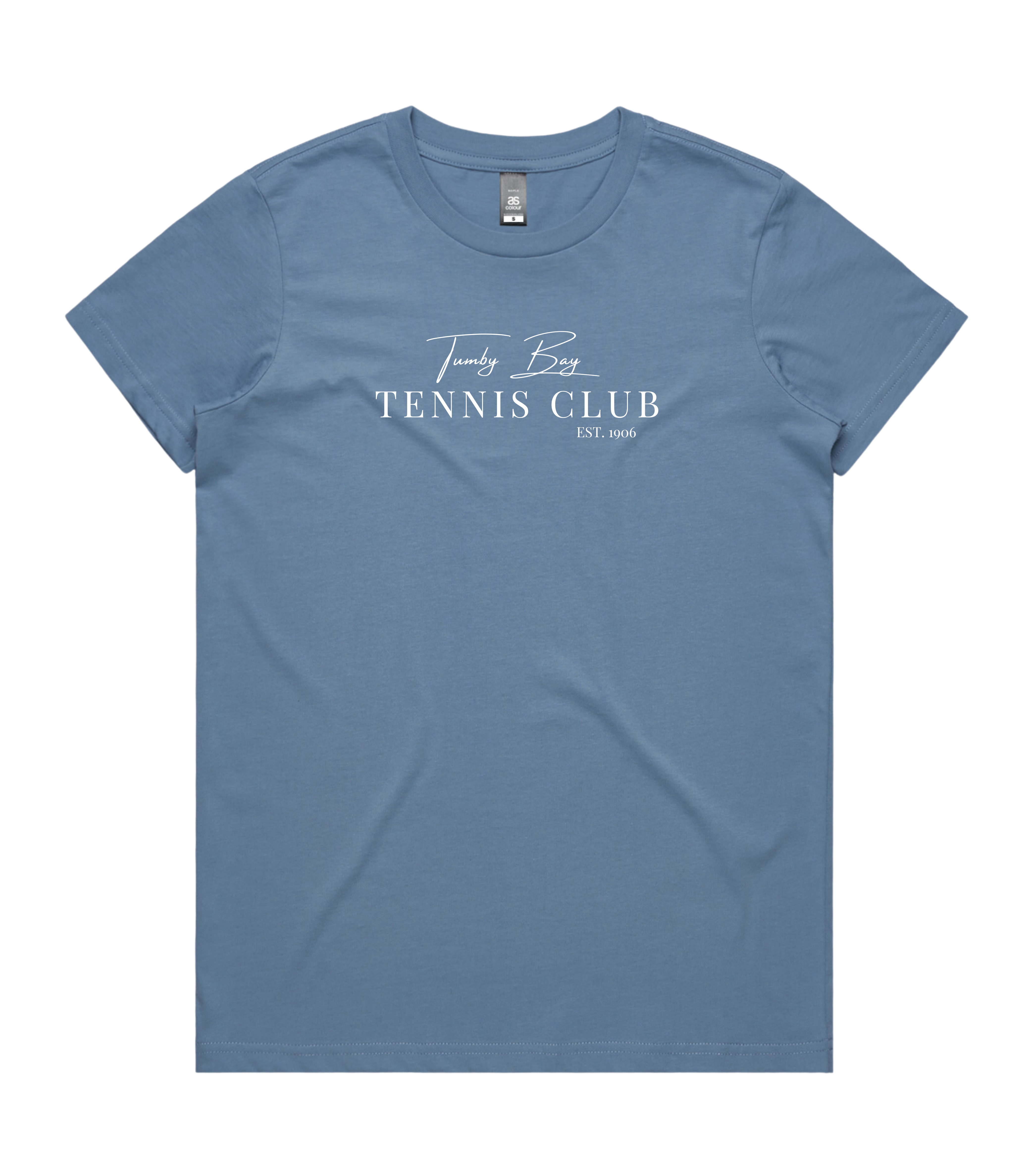 Tumby Bay Tennis Club Womens Maple Tee 4001-Collins Clothing Co
