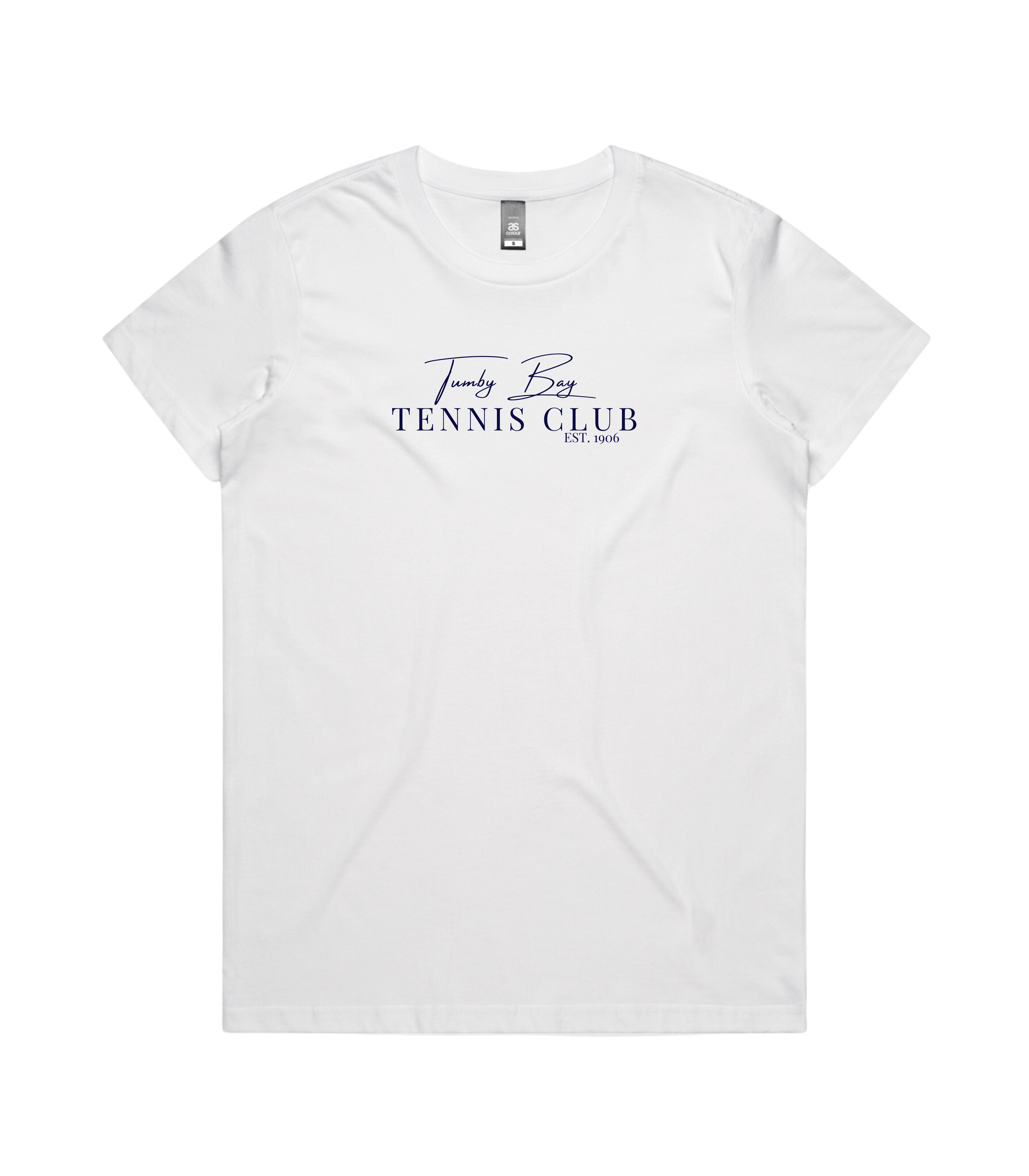 Tumby Bay Tennis Club Womens Maple Tee 4001-Collins Clothing Co