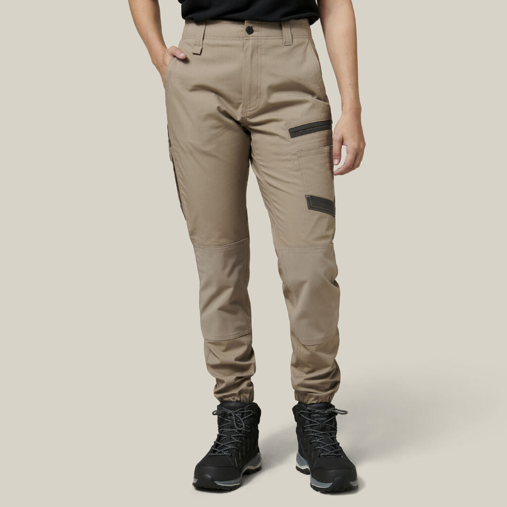 SUPER SALE! Hard Yakka Womens Raptor Long Pants Safety FREE Stretch Belt Y08382