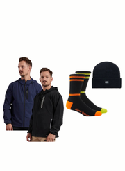 SUPER SALE! KingGee Trademark Repel Hood Jacket FREE Sock & Beanie K15005