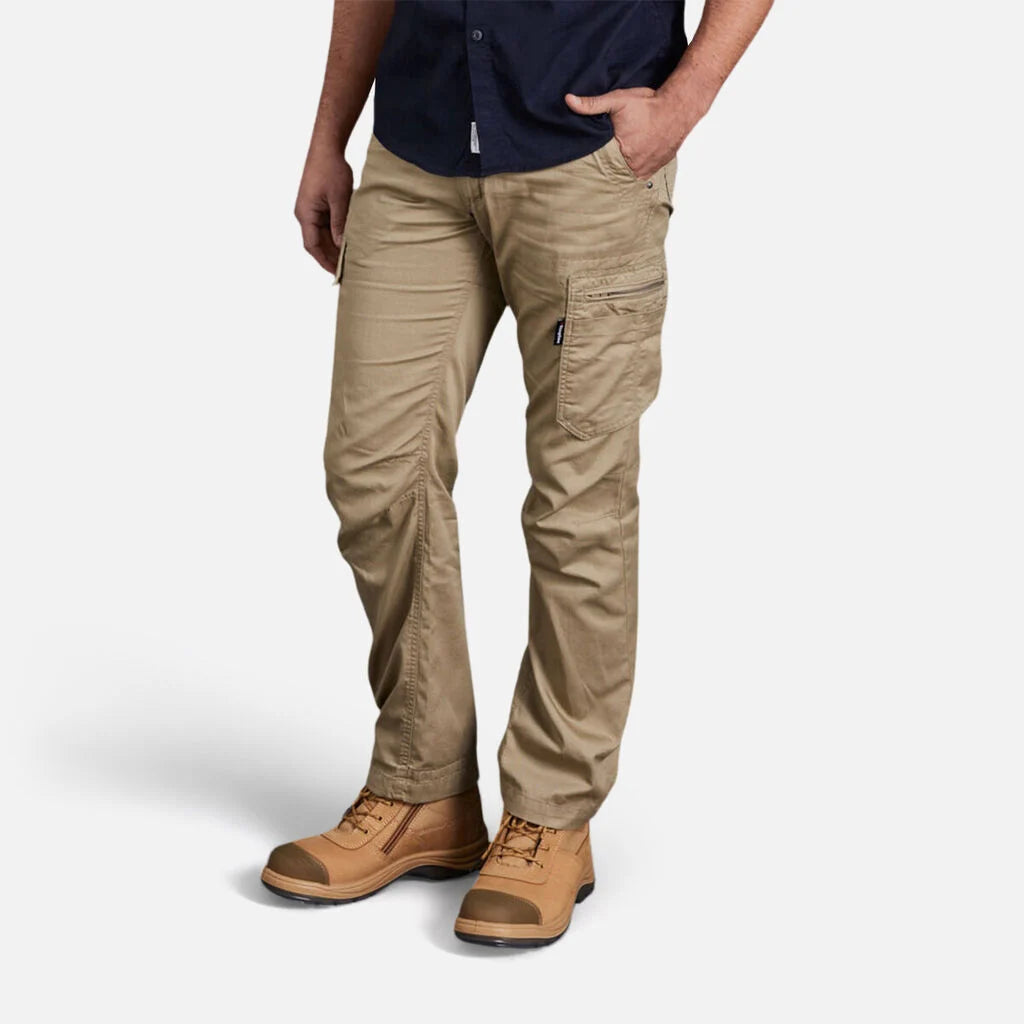 Mens KingGee Narrow Fit Tradie Pants Summer Lightweight Cool Cotton Drill K13290