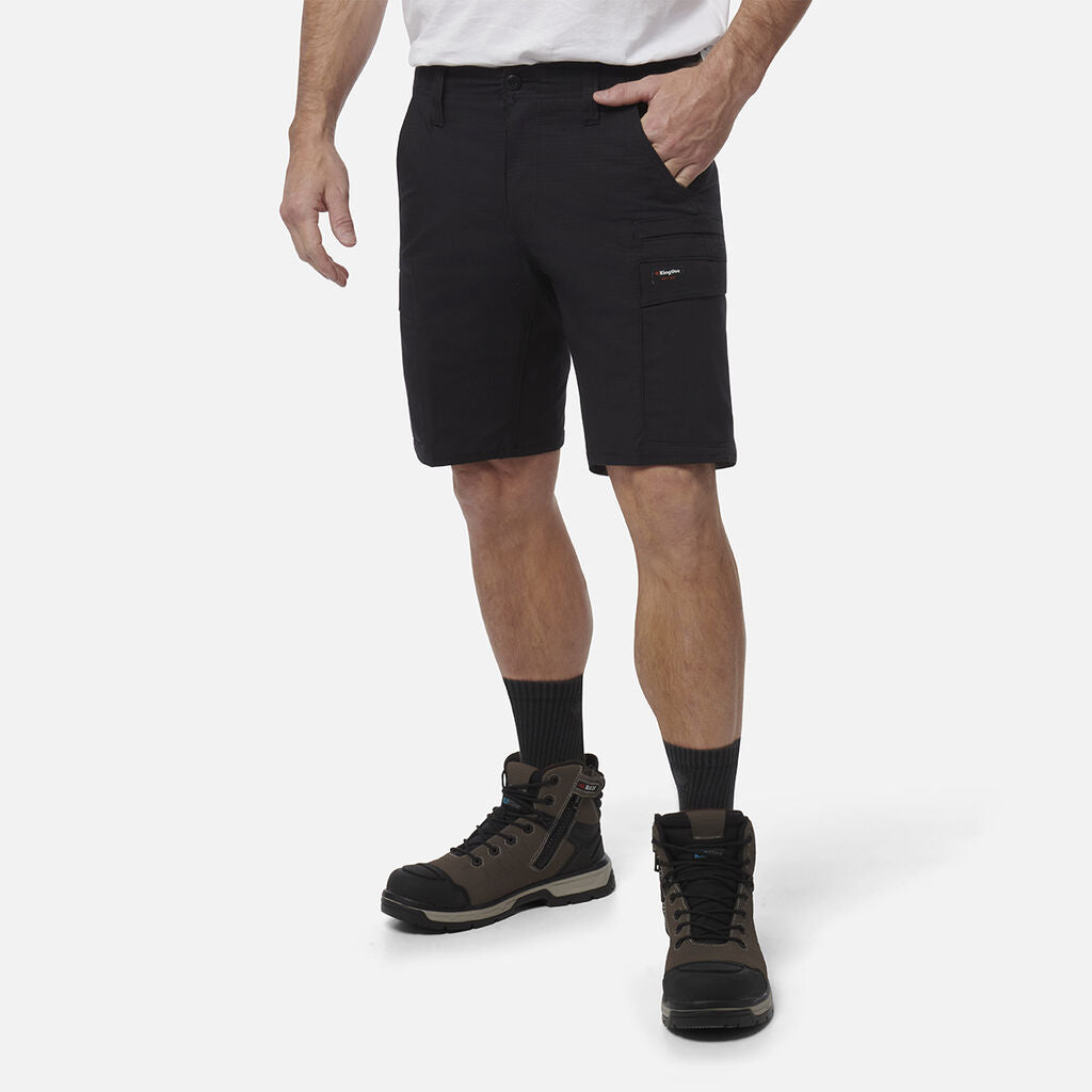 KingGee Mens Workcool Pro Shorts Comfort Stretch Work Cargo Tough Ripstop K17006