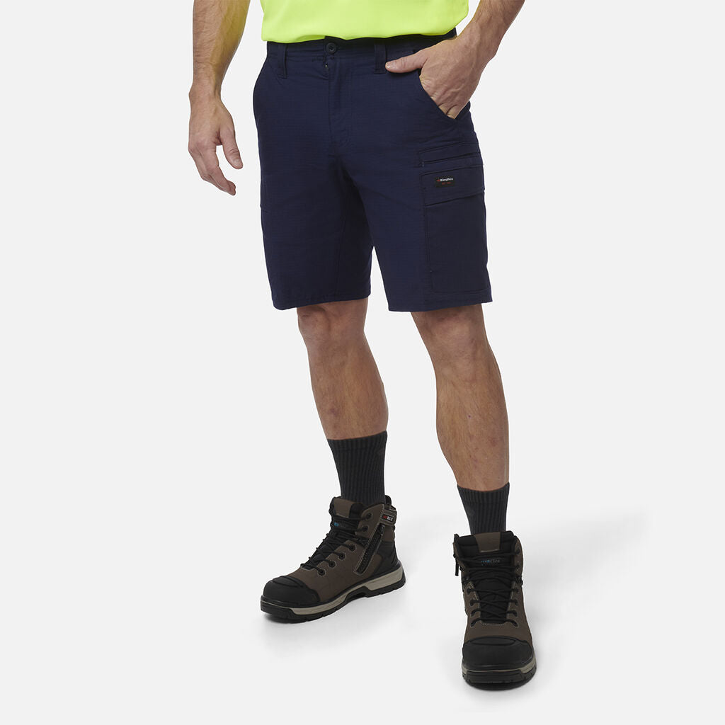 KingGee Mens Workcool Pro Shorts Comfort Stretch Work Cargo Tough Ripstop K17006