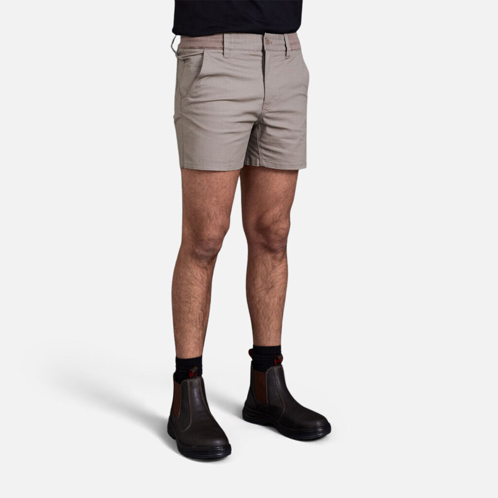 SUPER SALE! KingGee Mens Tradies Comfort Waist Short Shorts FREE Flex Cap K17012