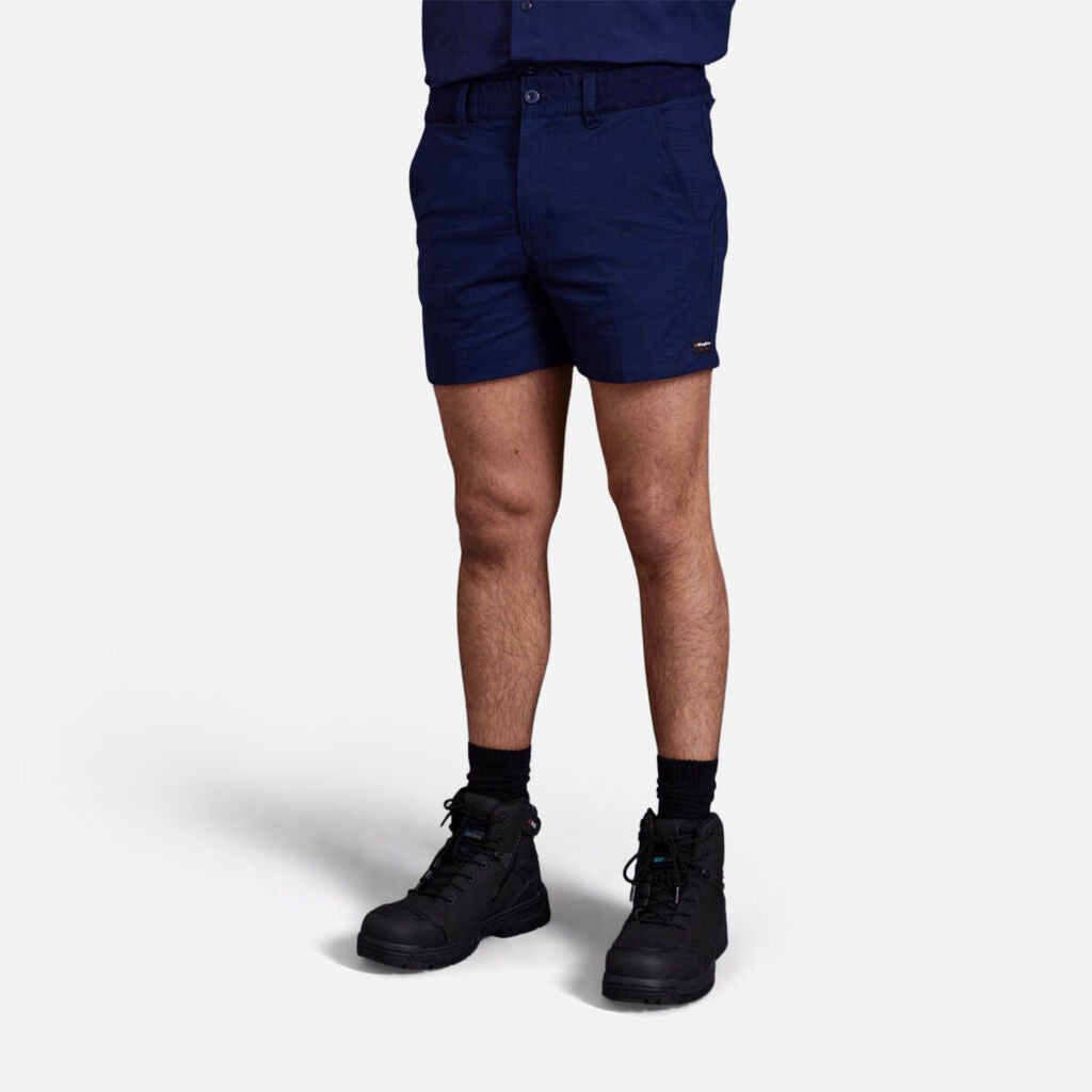 SUPER SALE! KingGee Mens Tradies Comfort Waist Short Shorts FREE Flex Cap K17012