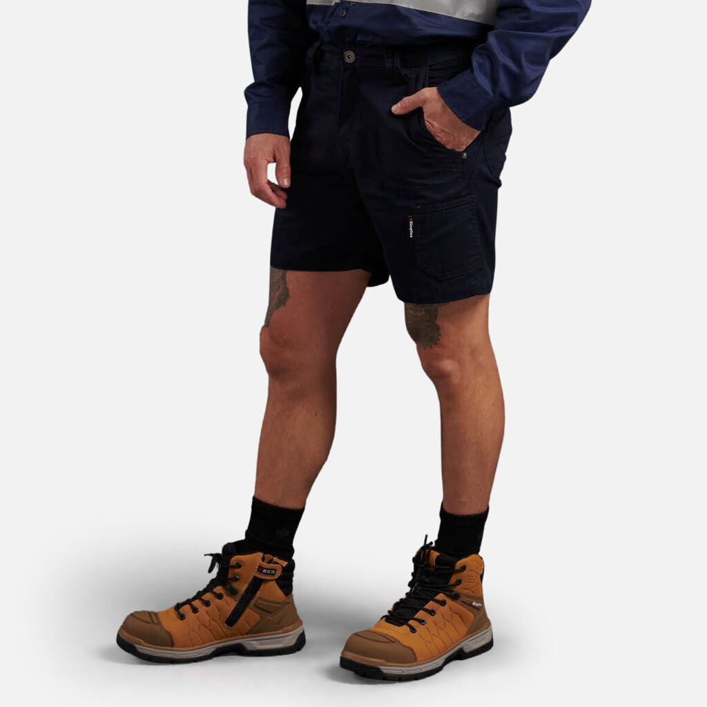 KingGee Mens Tradie Summer Short Shorts Workwear Narrow Fit Comfort K17330
