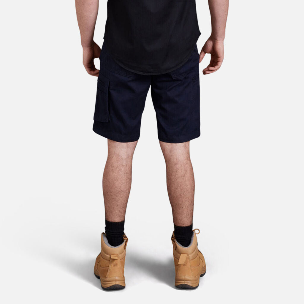 KingGee Mens Tradie Summer Cargo Shorts Narrow Fit Comfy Cotton Workwear K17340