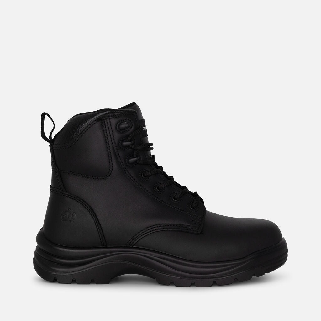 SUPER SALE! KingGee Mens Cook Lace Up Safety Work Boot FREE 5Pack Sock K27700