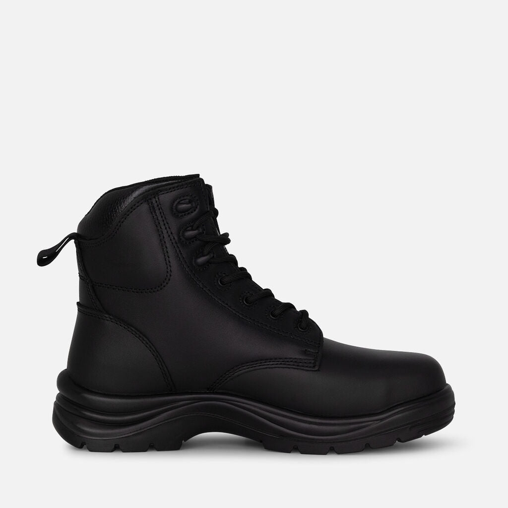 SUPER SALE! KingGee Mens Cook Lace Up Safety Work Boot FREE 5Pack Sock K27700