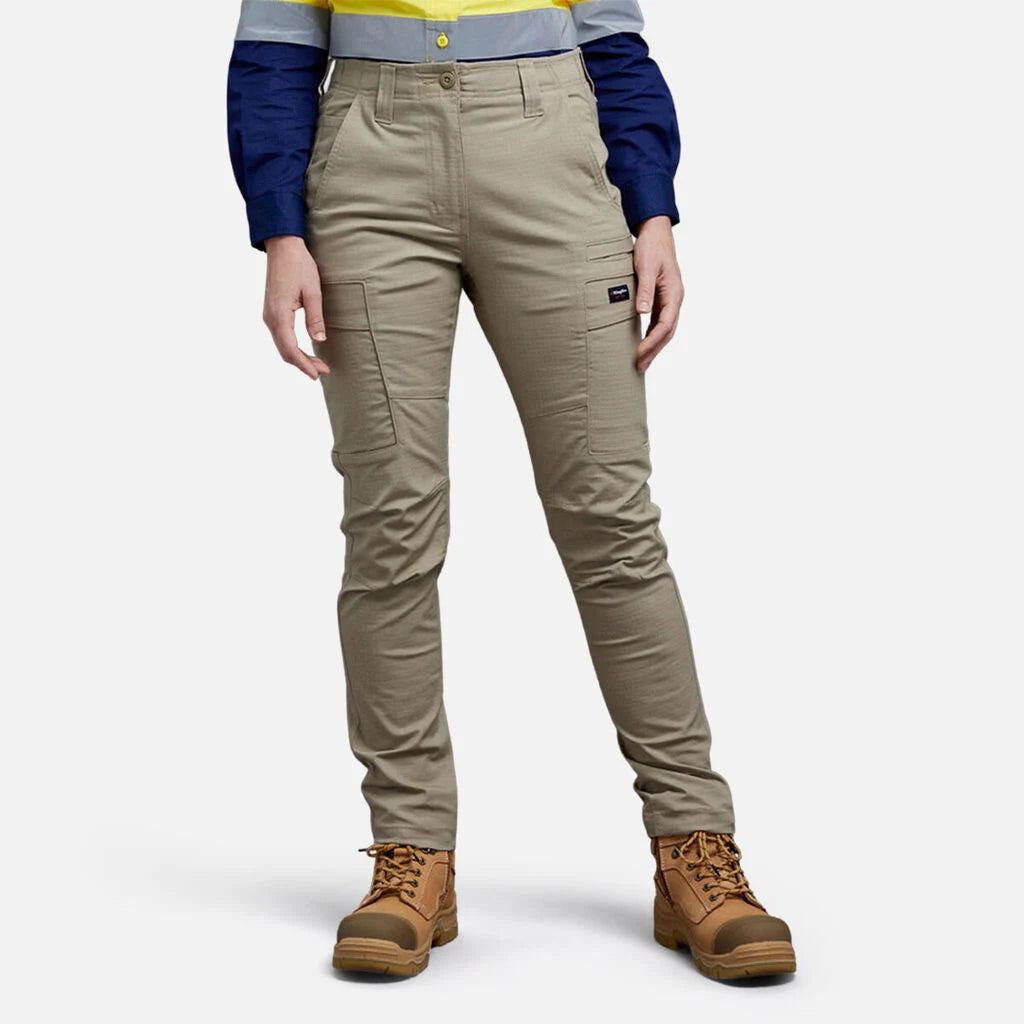 SUPER SALE! KIngGee Womens Workcool Cargo Work Pants FREE Stretch Belt K43012