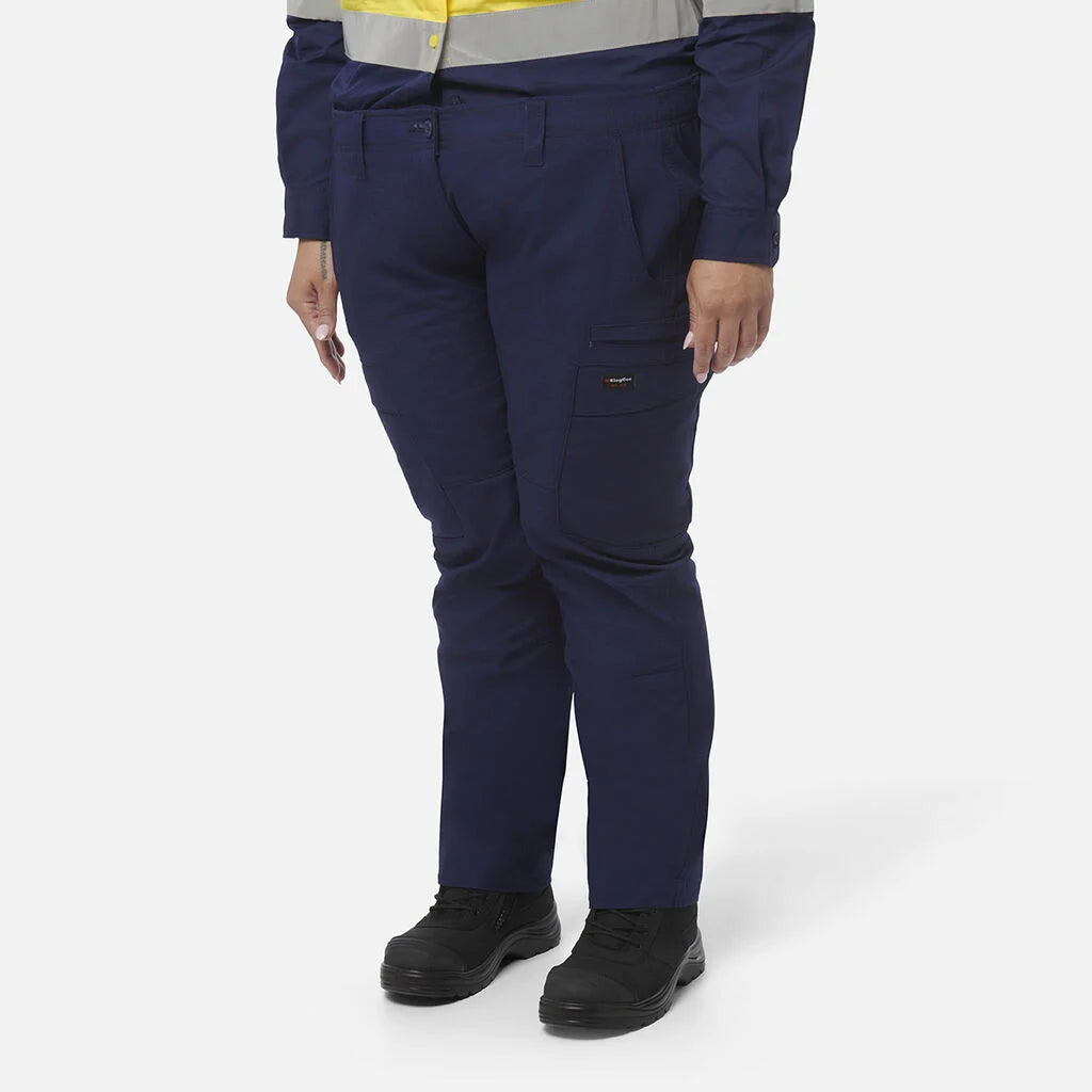 SUPER SALE! KIngGee Womens Workcool Cargo Work Pants FREE Stretch Belt K43012