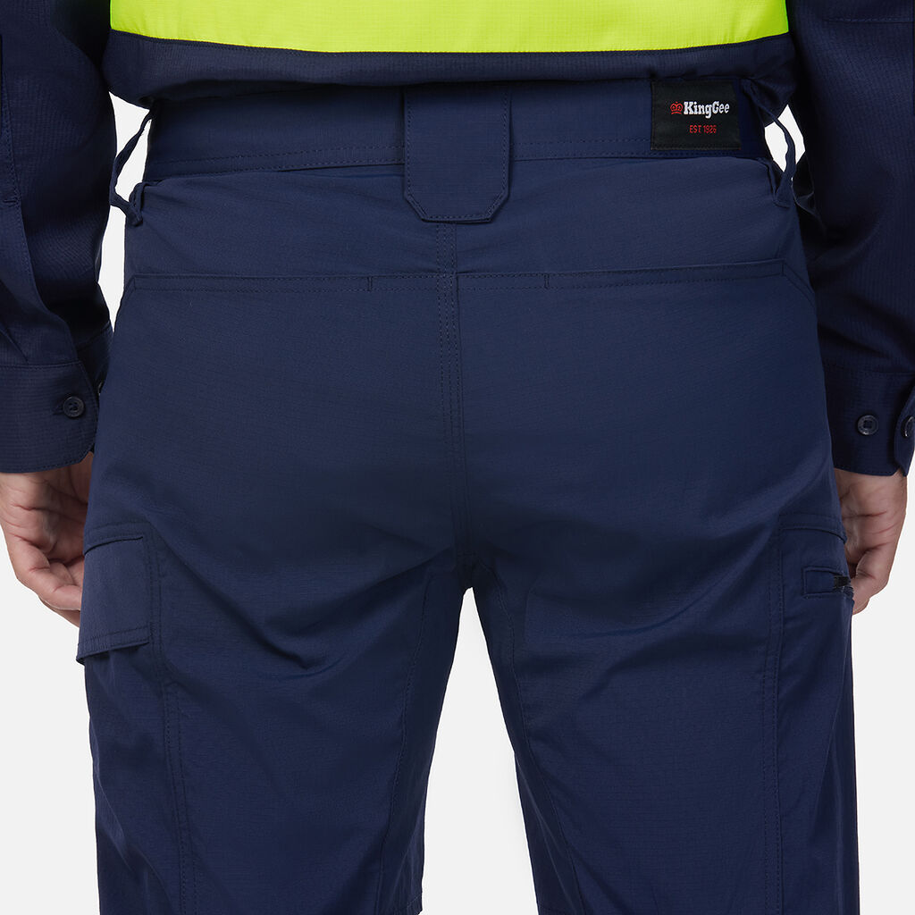 KingGee Mens Drycool Taped Lightweight Stretch Cargo Pockets Pant K53004