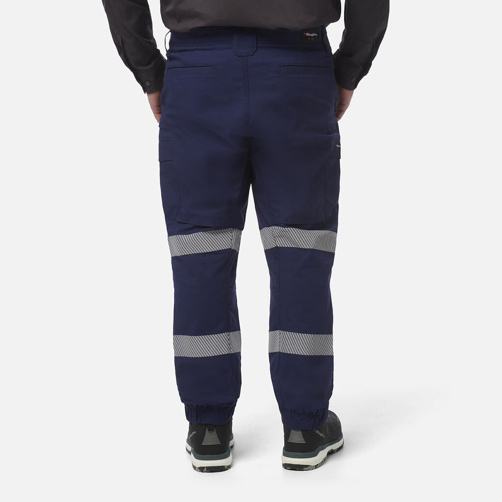 KINGGEE Wordcool Pro Bio MOtion Stretch Comfy Reflective Cuff Taped Pant K53013