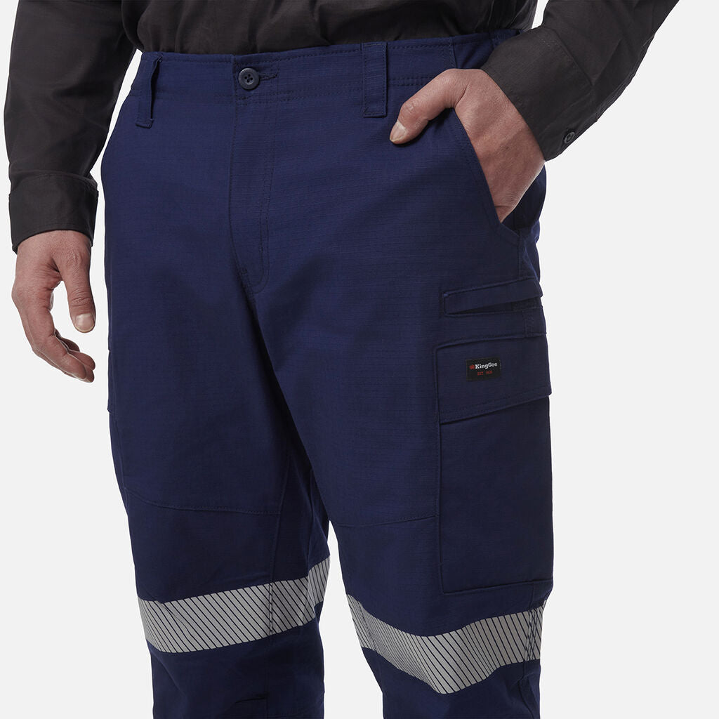 KINGGEE Wordcool Pro Bio MOtion Stretch Comfy Reflective Cuff Taped Pant K53013