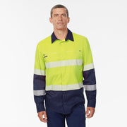 KingGee Mens  Hi-Vis Workcool Pro Shirt & Utility Work Pant Workwear HYSET015