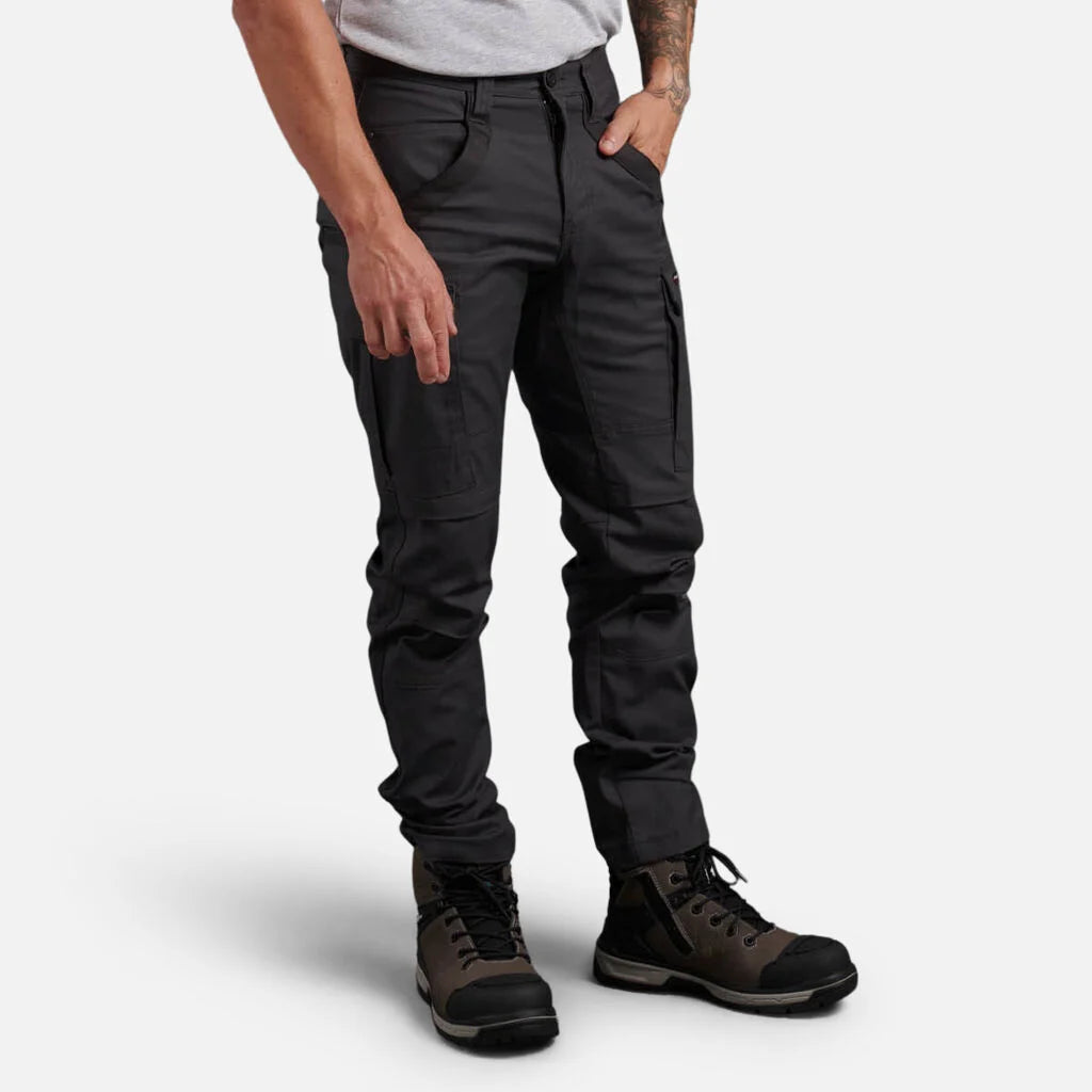 SUPER SALE KingGee Mens Tradies Safety Work Cargo Pants FREE Stretch Belt K69860
