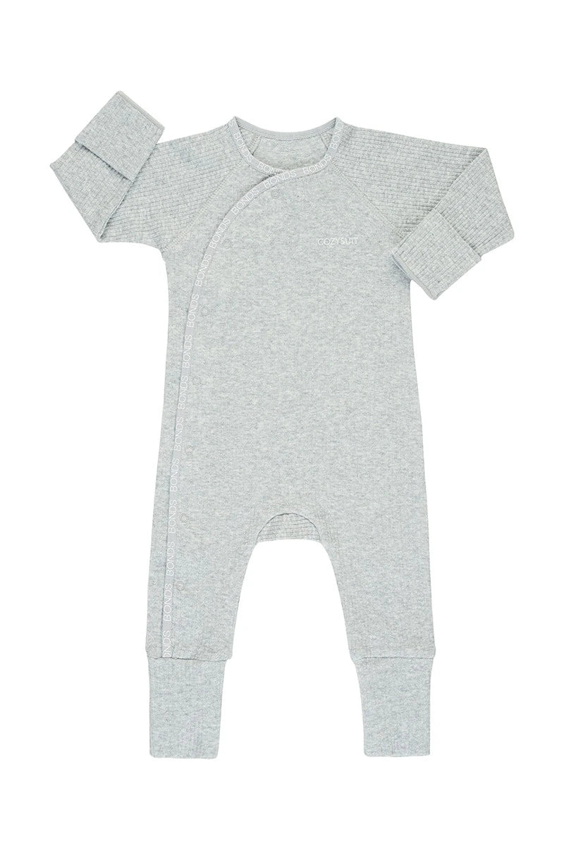 Bonds Baby Pointelle Cozysuit Branded Elastic Trim Aussie Cotton BXGGA