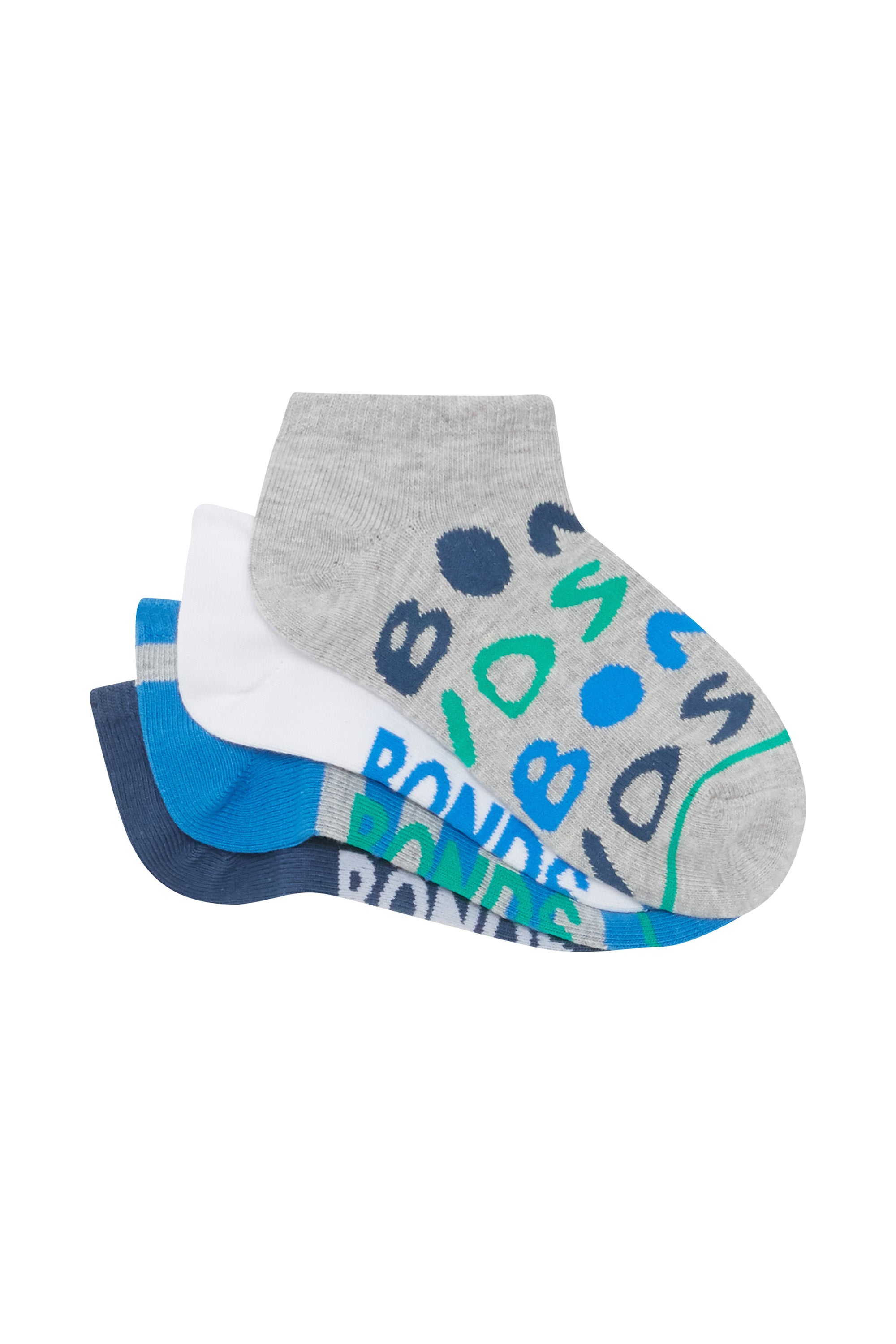 Bonds Kids fashion Trainer Breathable Soft Cotton Rich Socks 12 Pack RZLY4N
