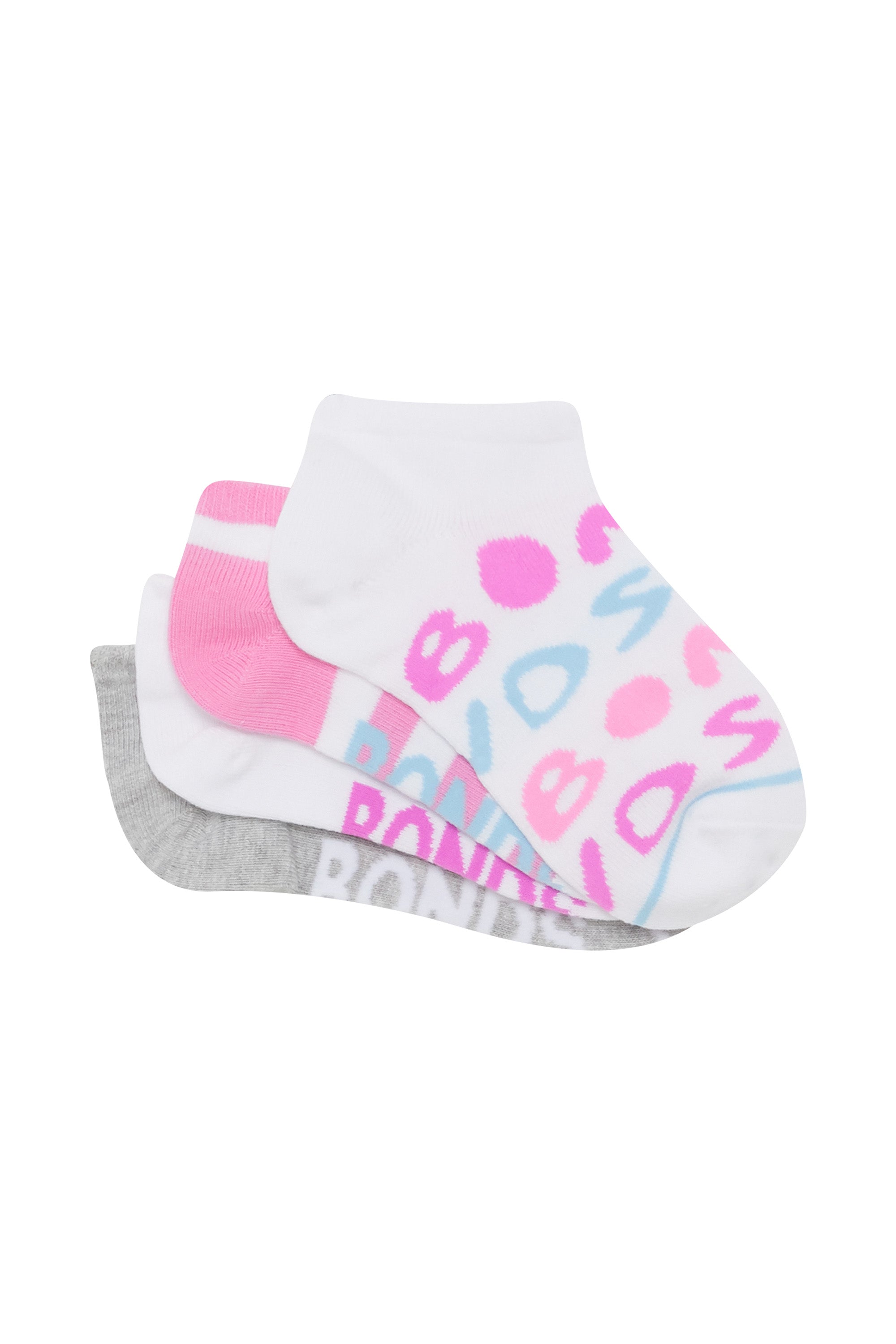 Bonds Kids fashion Trainer Breathable Soft Cotton Rich Socks 12 Pack RZLY4N