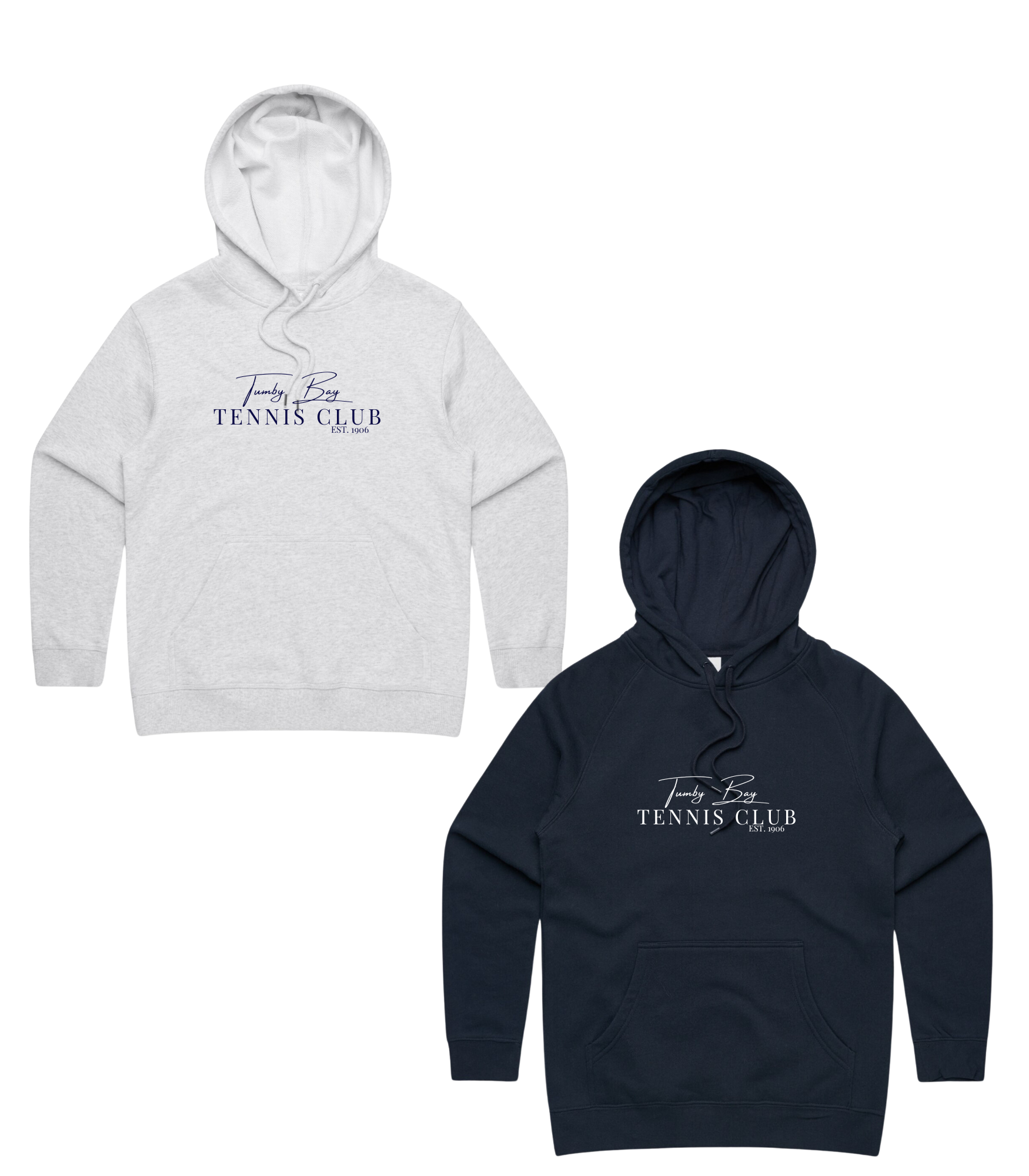 Tumby Bay Tennis Club Womens Hood Embroidered Logo 4101-Collins Clothing Co