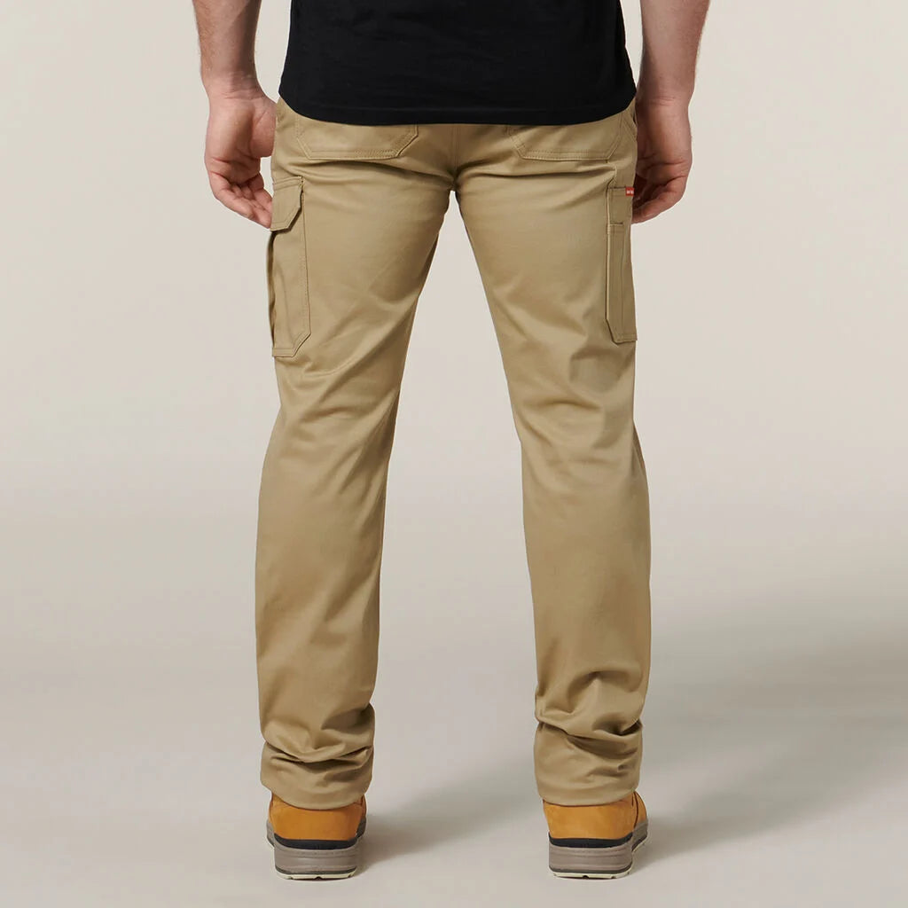 SUPER SALE! Hard Yakka Mens Core Basic Cargo Work Pants FREE Stretch Belt Y02597