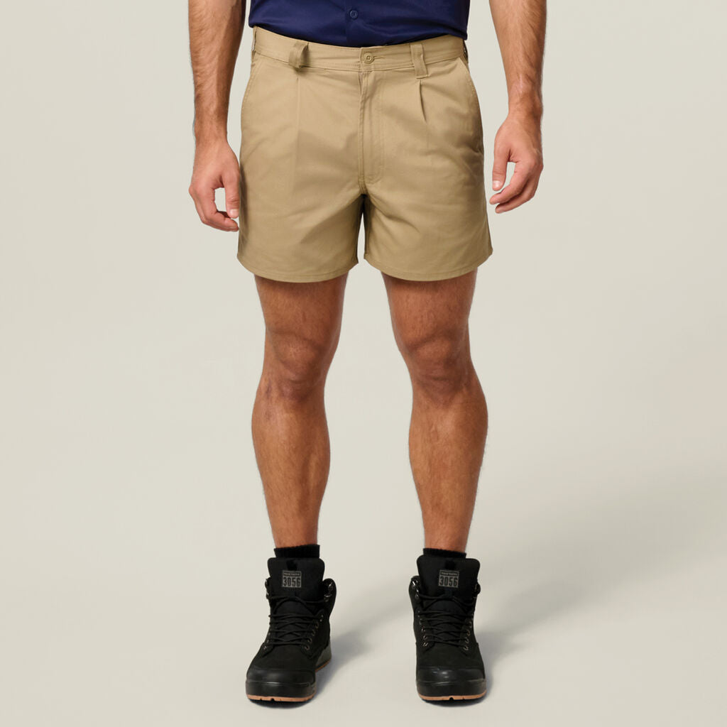 SUPER SALE! Hard Yakka Mens Relaxed Fit Drill Work Shorts FREE Flex Cap Y05350