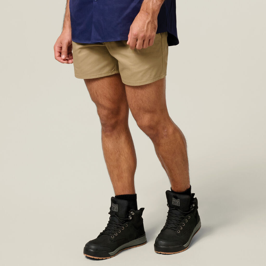 SUPER SALE! Hard Yakka Mens Relaxed Fit Drill Work Shorts FREE Flex Cap Y05350