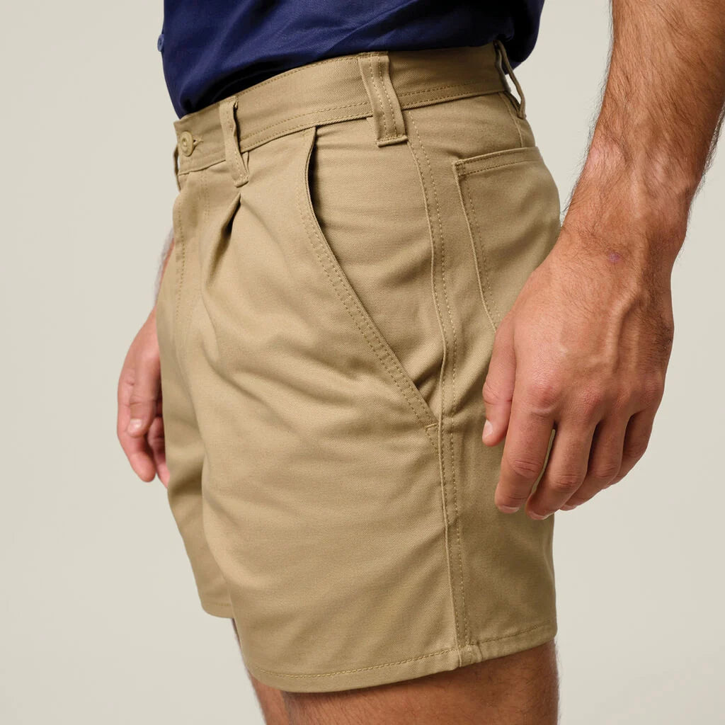 SUPER SALE! Hard Yakka Mens Relaxed Fit Drill Work Shorts FREE Flex Cap Y05350
