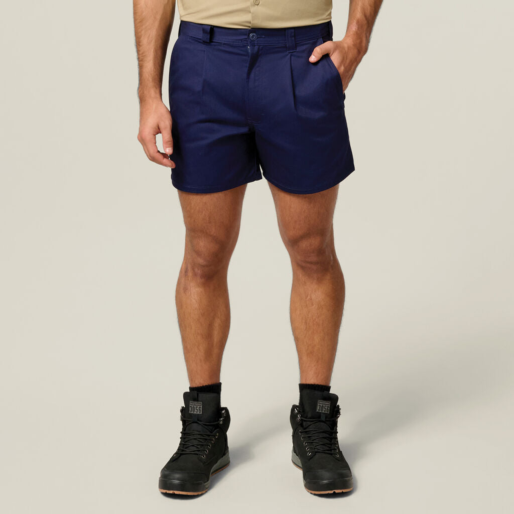 SUPER SALE! Hard Yakka Mens Relaxed Fit Drill Work Shorts FREE Flex Cap Y05350